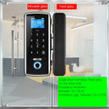 Smart glass door company office fingerprint lock