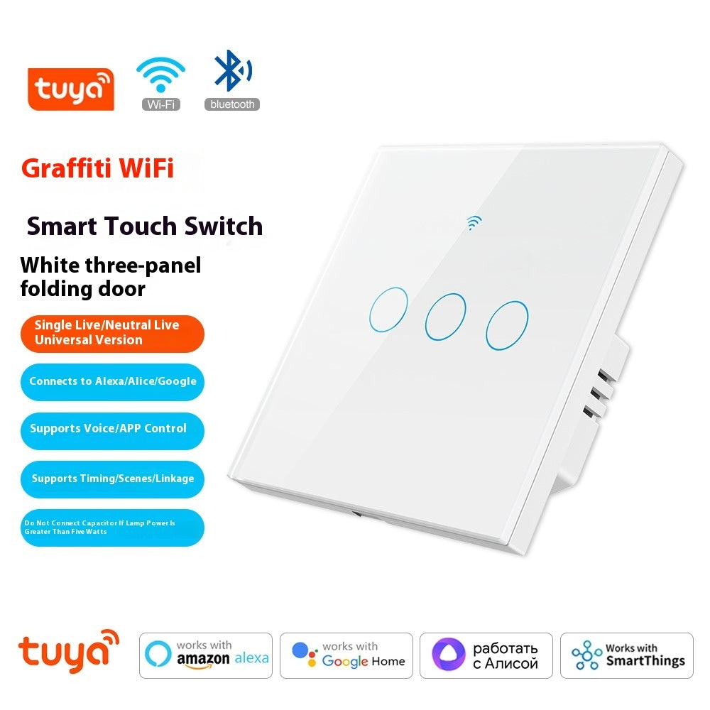 Graffiti WiFi Smart Home APP Lamp Control Panel